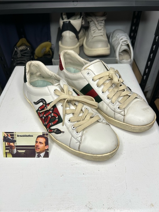Gucci Other - Gucci Ace Sneaker Embroidered Snake Size 9.5G / 10 US Mens